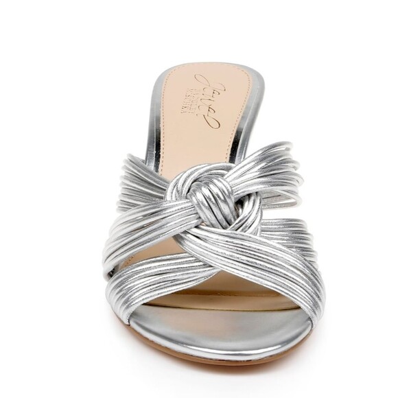 jewel badgley mischka mia twisted leather mule 8 - Picture 4 of 12